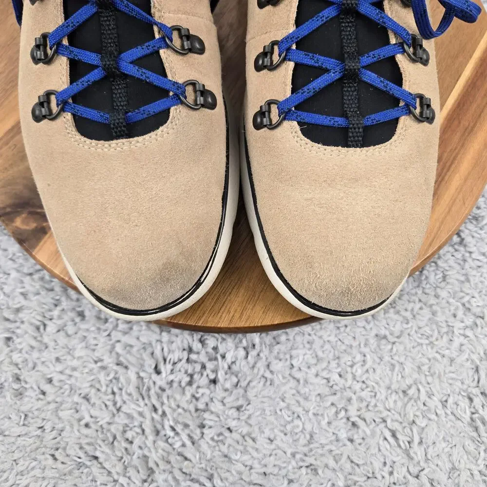 Cole Haan Mens 12M Zerogrand Omni Hiker Beige Suede Casual Outdoor Trail Boots